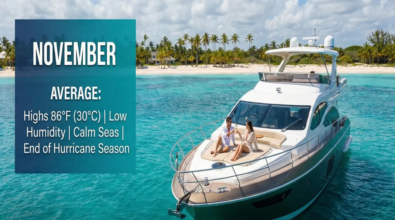 Dominican Republic Weather in November | Why it’s Safely the Best Yachting Season in Punta Cana